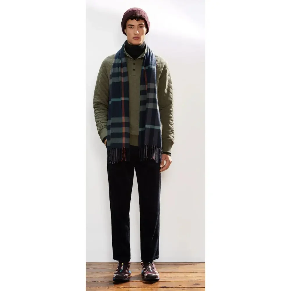 Frank & Oak Quilted Pop Over in Olive Green Mens Size XL New Sweater Pullover